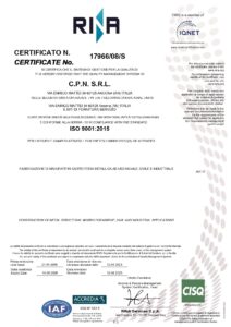 certificato ISO9001