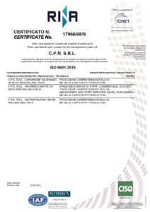 certificato ISO9001